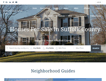 Tablet Screenshot of housesforsaleinsuffolkcounty.com